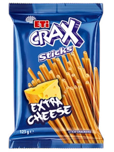 Crax Cheese Pretzel Sticks - Eti - 123g