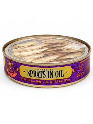 Smoked Big Sprats In Oil - Old Riga - 160g