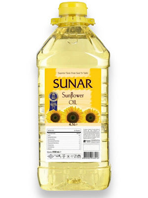 Sunflower Oil - Sunar - 4.5 Liters