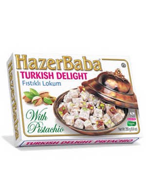Pistachio Turkish Delights - Hazerbaba - 250g