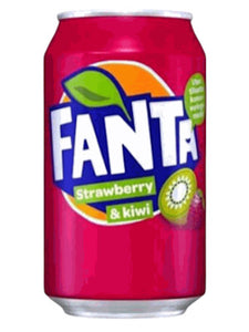 Strawberry and Kiwi Soda - Fanta - 330ml