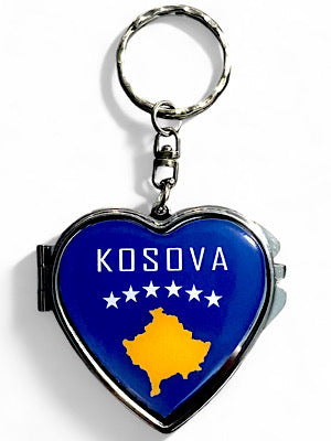 Kosovo Heart locket - Key Chain