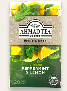 Peppermint and Lemon tea - Ahmad Tea -