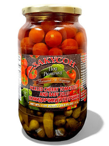 Cherry tomatoes and Dill Pickles - Zakuson - 1L