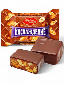 Naslazhdenie Soft Caramel Nutty Bar - Uniconf