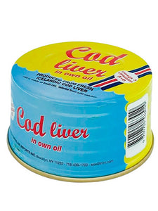 Cod liver in own oil- 190g/6.7 oz