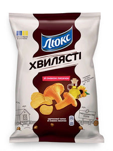 Chanterelle flavored Potato Chips - Lux - 125g
