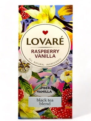 Raspberry Vanilla Tea - Lovare - 24 Tea Bags