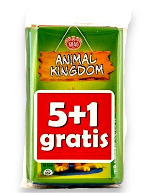 Animal Kingdom Chocolate - Kras - 6 pices 90g
