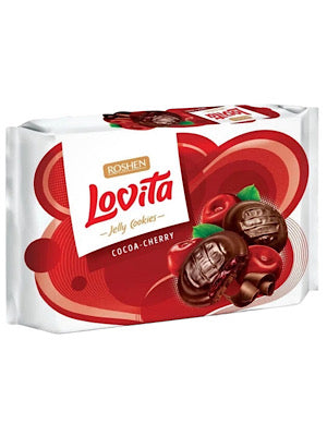Cherry Lovita Jelly Cookies - Roshen - 420g