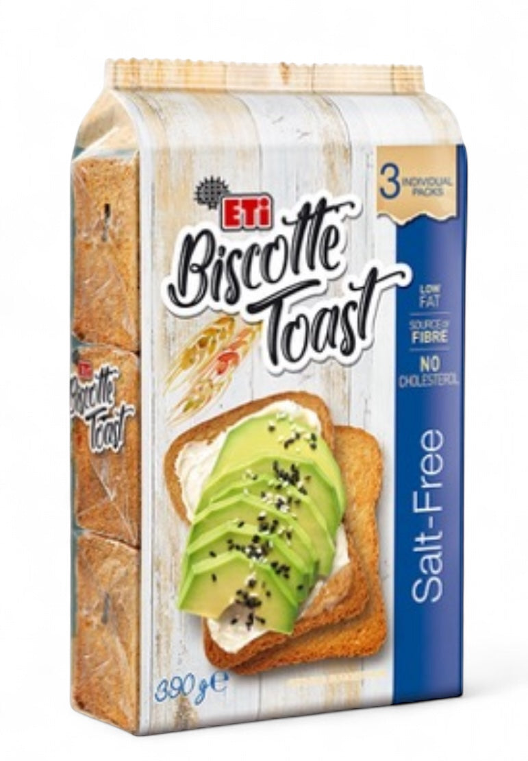 Biscotte Toast Salt Free - Eti - 375g