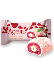 Adel Waffle Cream Candies with Almonds - Akkond - 1 Lb