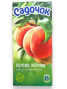 Peach Apple Juice - Sadochok - 0.95L