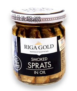 Smoked Sprats in Oil - Riga Gold - 100g