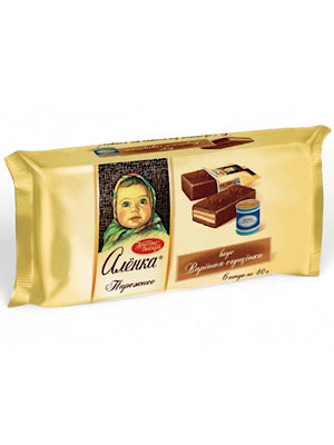 Alenka Condensed Milk Sponge Cake - Krasny Oktyabr - 240g