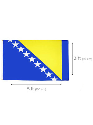 Bosnia and Herzegovina Flag 2' x 3'