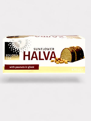 Sunflower with Peanuts Chocolate Halva - Zolotoy - 470g