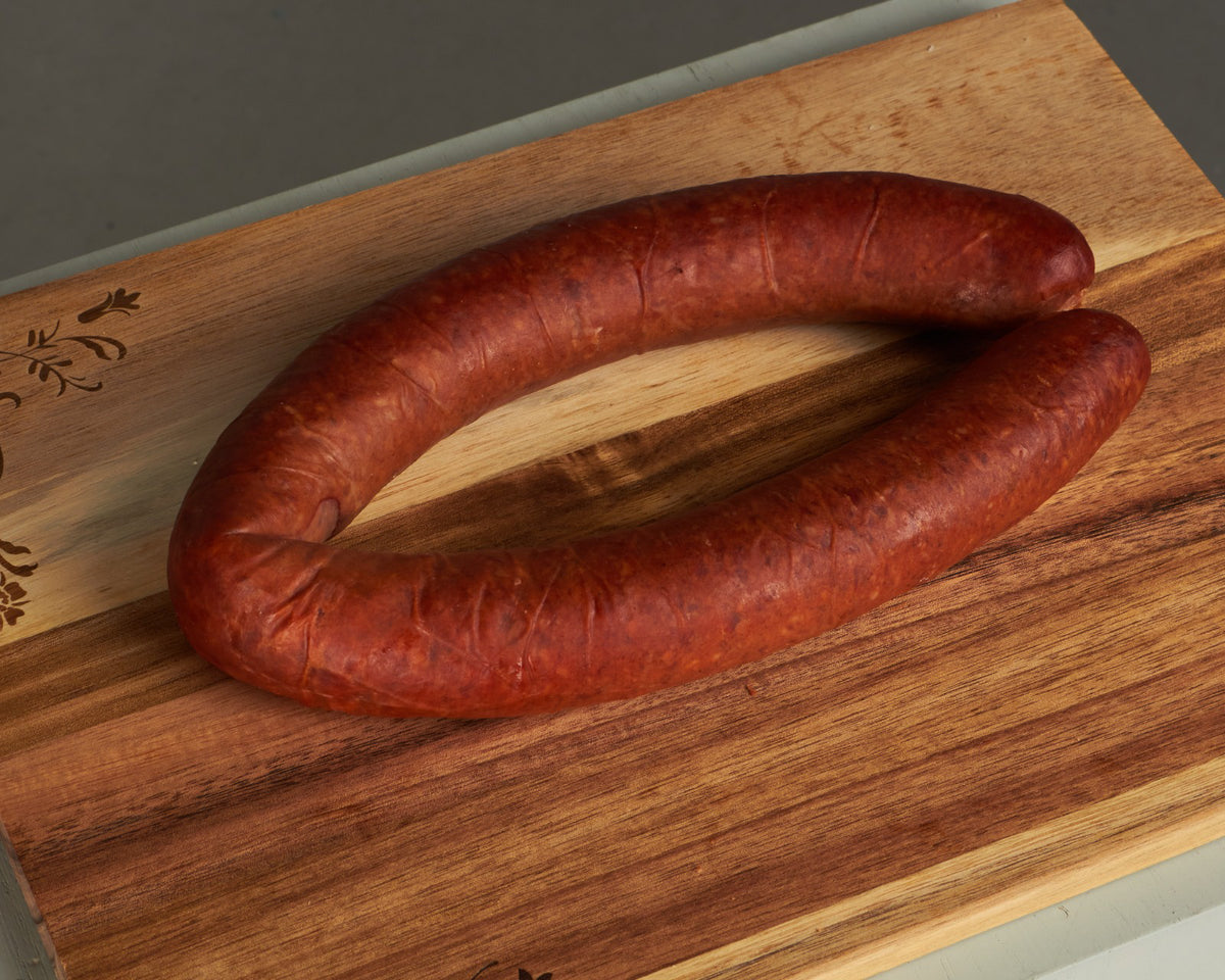 Suxhuk Kosovo Hot  - Three Brothers Sausage Company - 1 Lb ( Ship date on October 26, 2026