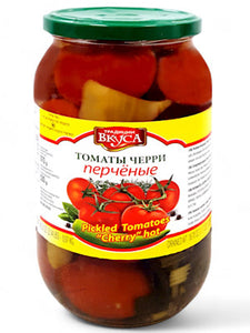 Pickled Cherry Tomatoes Hot - Bkyca - 34 oz