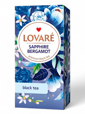 Sapphire Bergamot Tea - Lovare - 24 Tea Bags