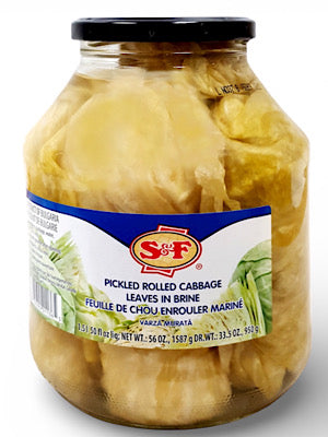 Pickled Cabbage Leaves - S&F - 50 OZ