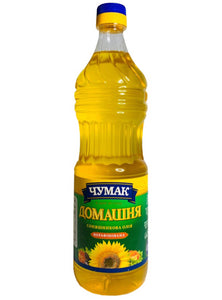 Sunflower Oil Unrefined - Chumak - 0.9 L