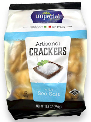 Artisanal Crackers with Sea Salt - Imperial Delights - 250g