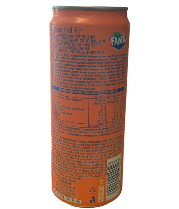 Fanta Orange Soft Drink - 11.1 fl oz (330 ml)