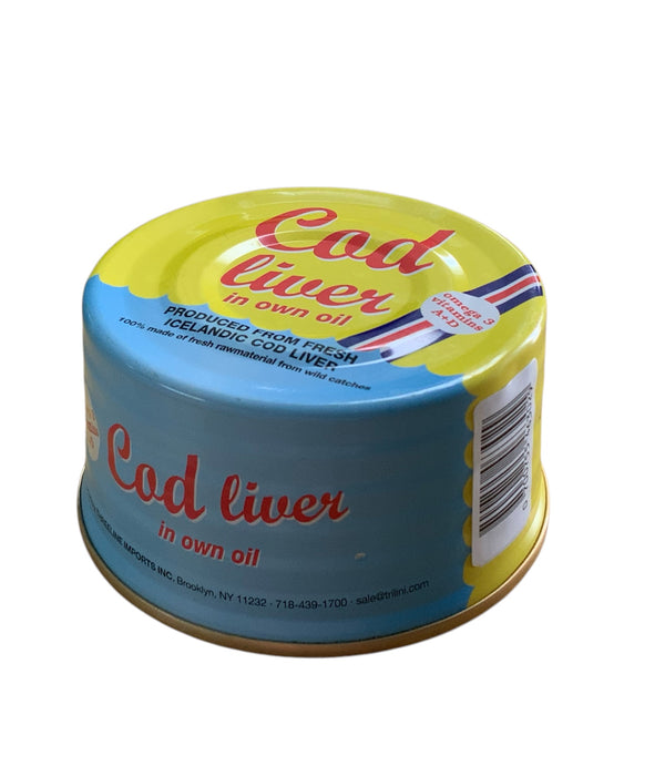 Cod liver in own oil- 190g/6.7 oz