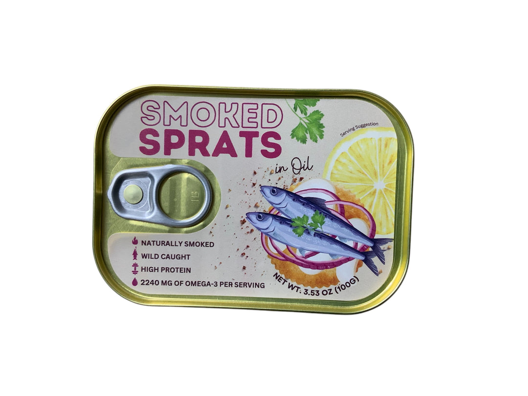 Smoked Baltic Sparta in oil -100gr
