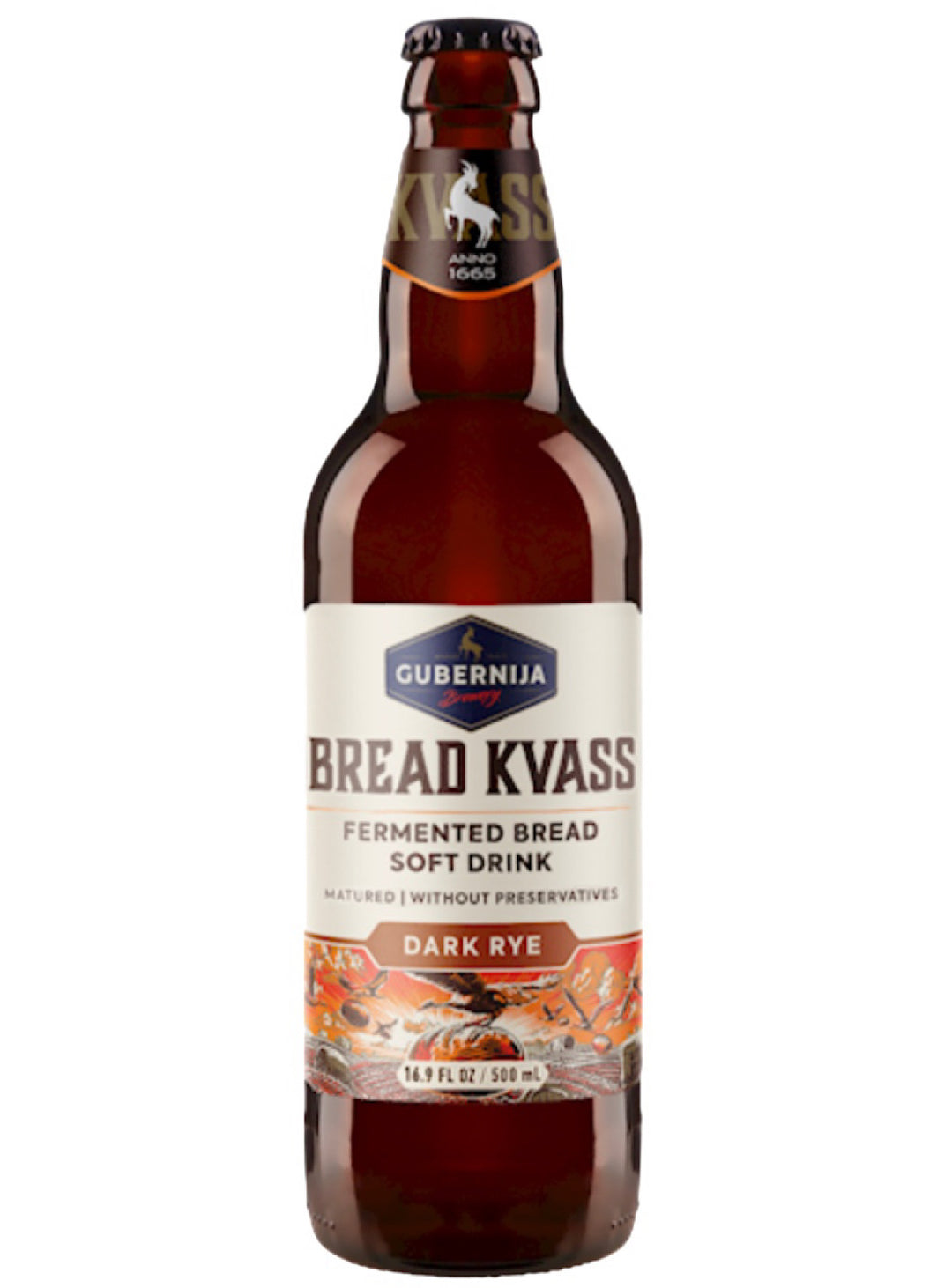English Bread Kvass - Gubernija - 500ml (16.9fl oz)