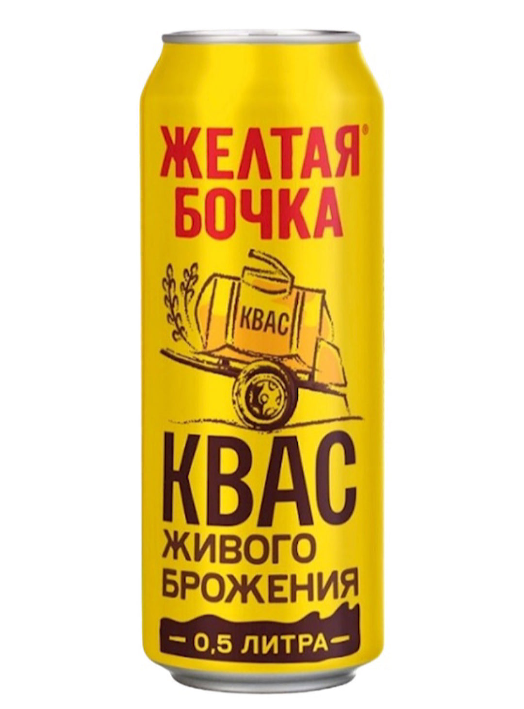Kvass - Yellow Barrel - 0.5 liters