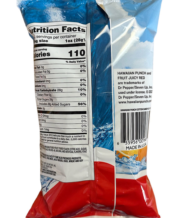 Hawaiian Punch Cotton Candy - Taste of Natural - 3.1 oz (88g)