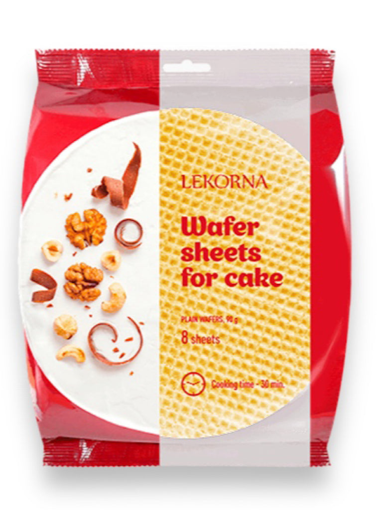 Wafers sheet Plain Lekorna 90g Elona Market