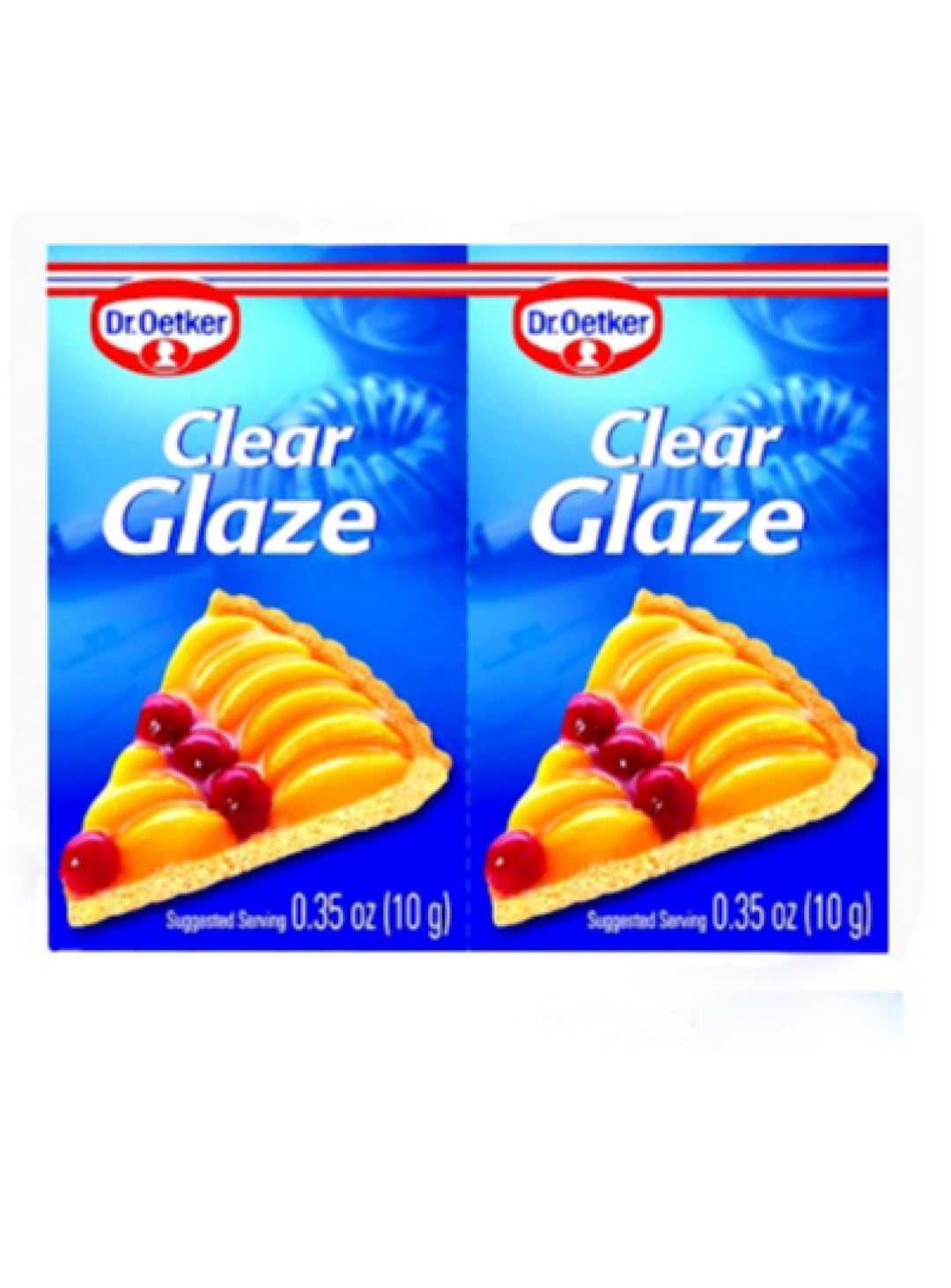 Clear Glaze - Dr. Oetker - 2 packs 10g