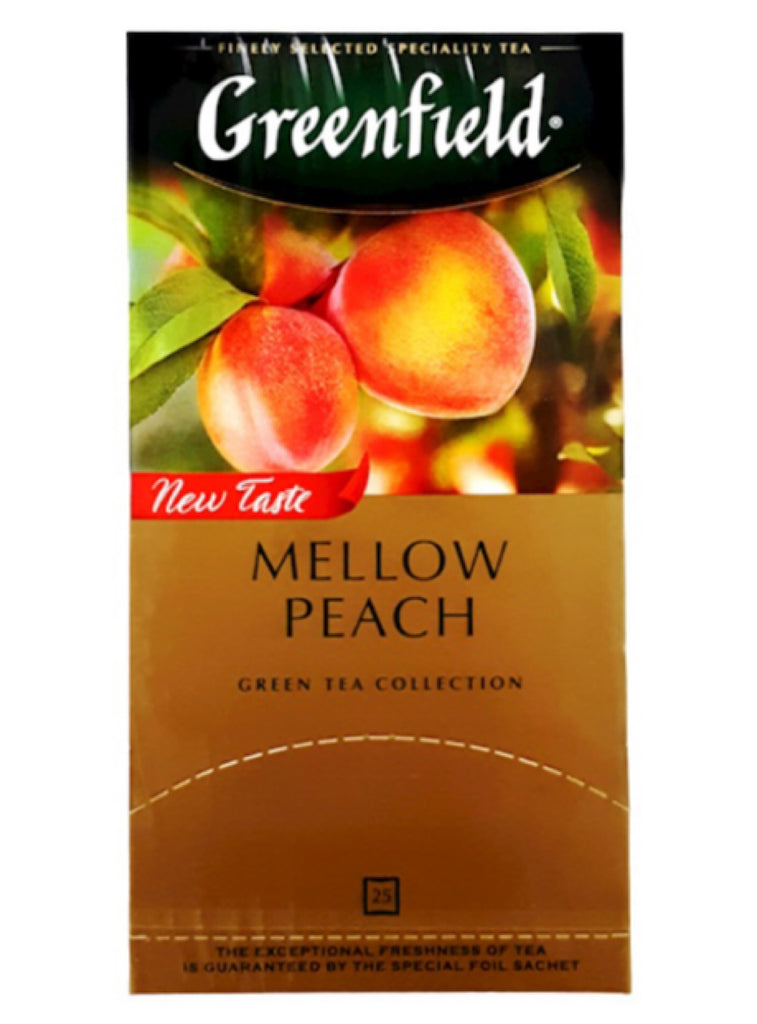 Mello Tea Mellow Peach Green Tea - Greenfield - 25 Tea bags – Elona Market