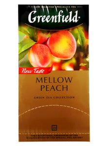 Mellow Peach Green Tea - Greenfield - 25 Tea bags