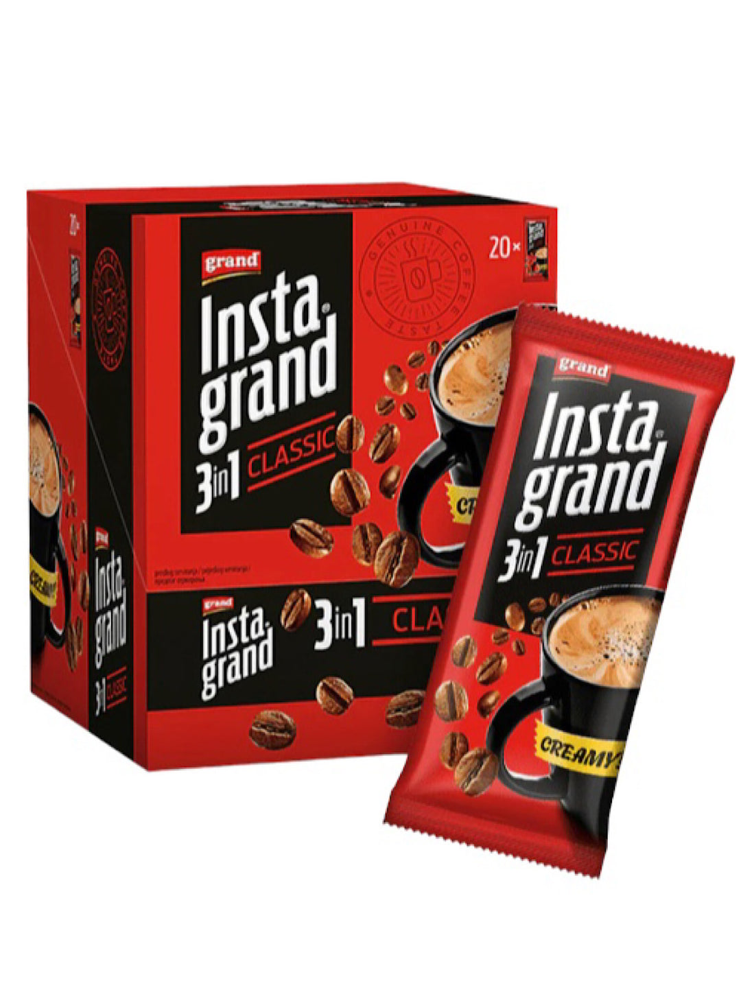 Insta grand 3 in1 Coffee- Grand- 20 bags 18g