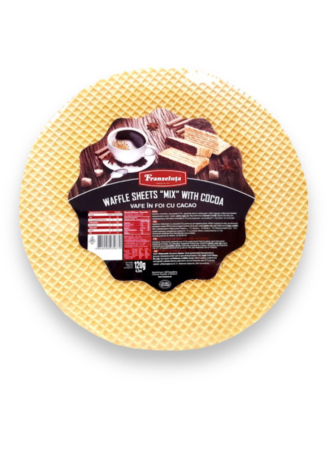 Wafer Sheets Duo with Cacao - Franzeluta - 120g