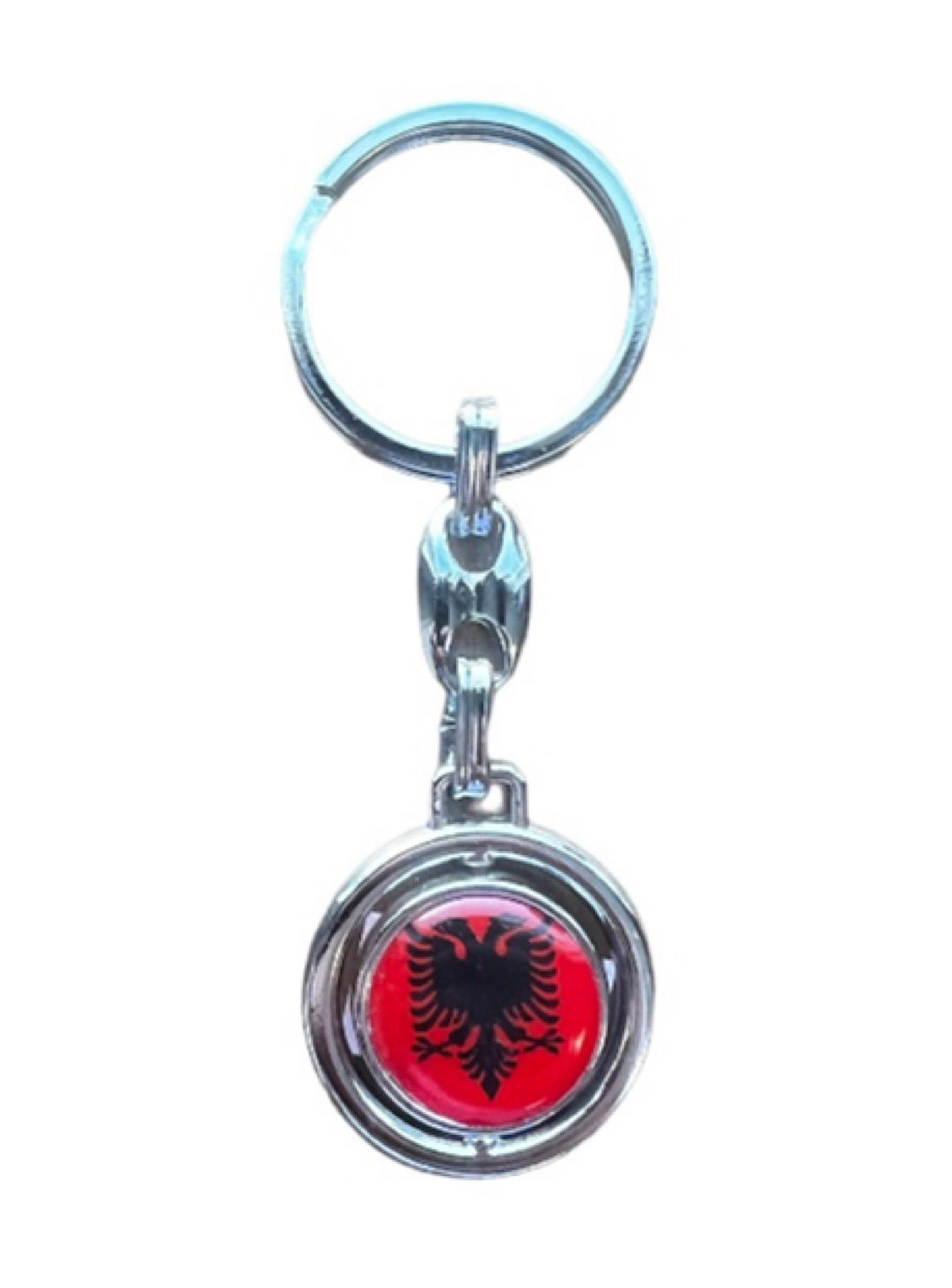 Albanian flag keychain- 200 grams
