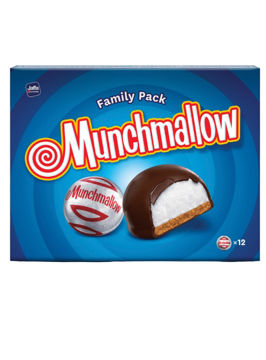 Munchmallow Marshmallow Cookies - Jaffa - Family Pack 210g