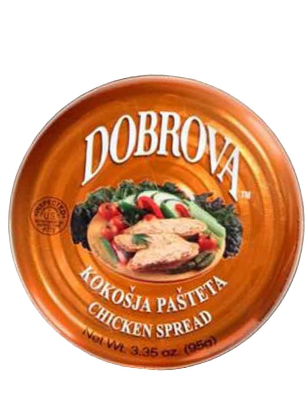 Chicken Pate Spread - Dobrova - 95g