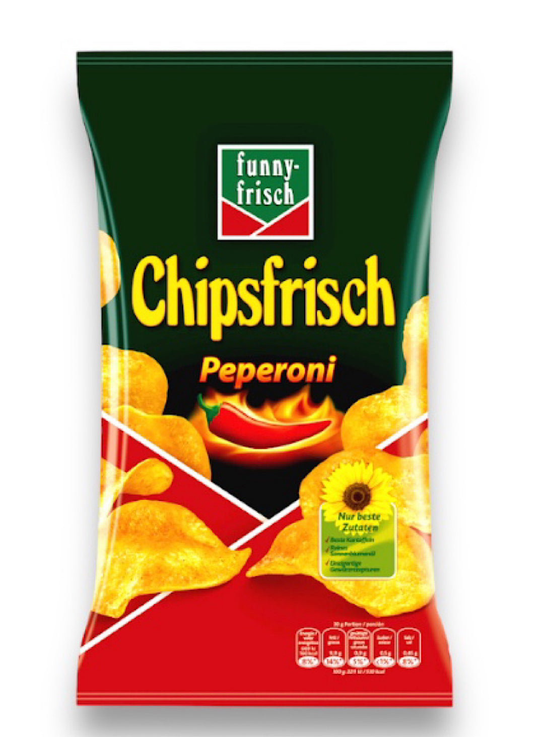 Pepperoni Potato Chips - Funny Frisch - 150g