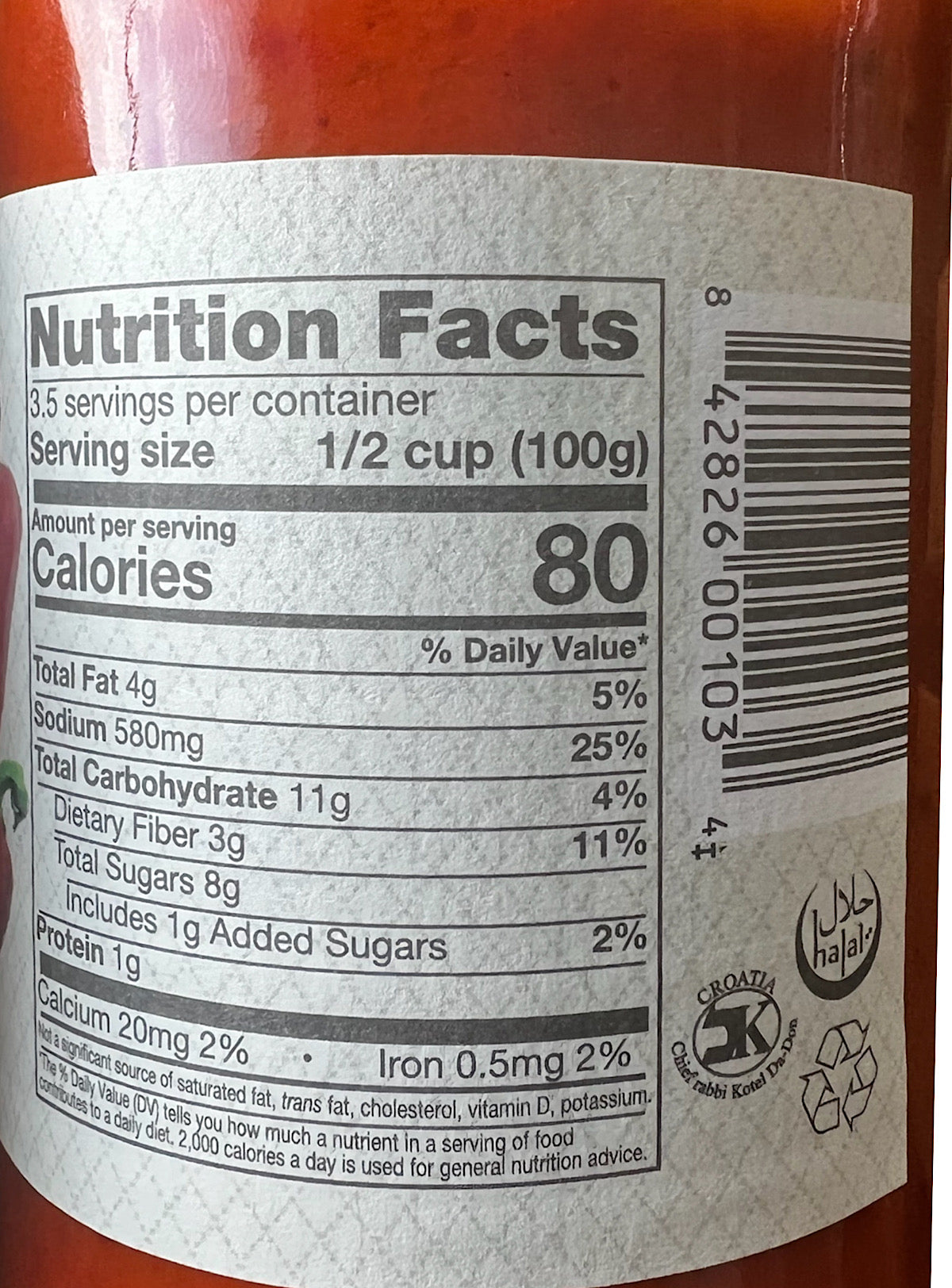 Ajvar Hot Spread - Podravka - 350g