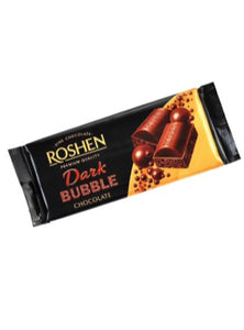 Dark Chocolate Bubble Aerated Bar - Roshen - 80g