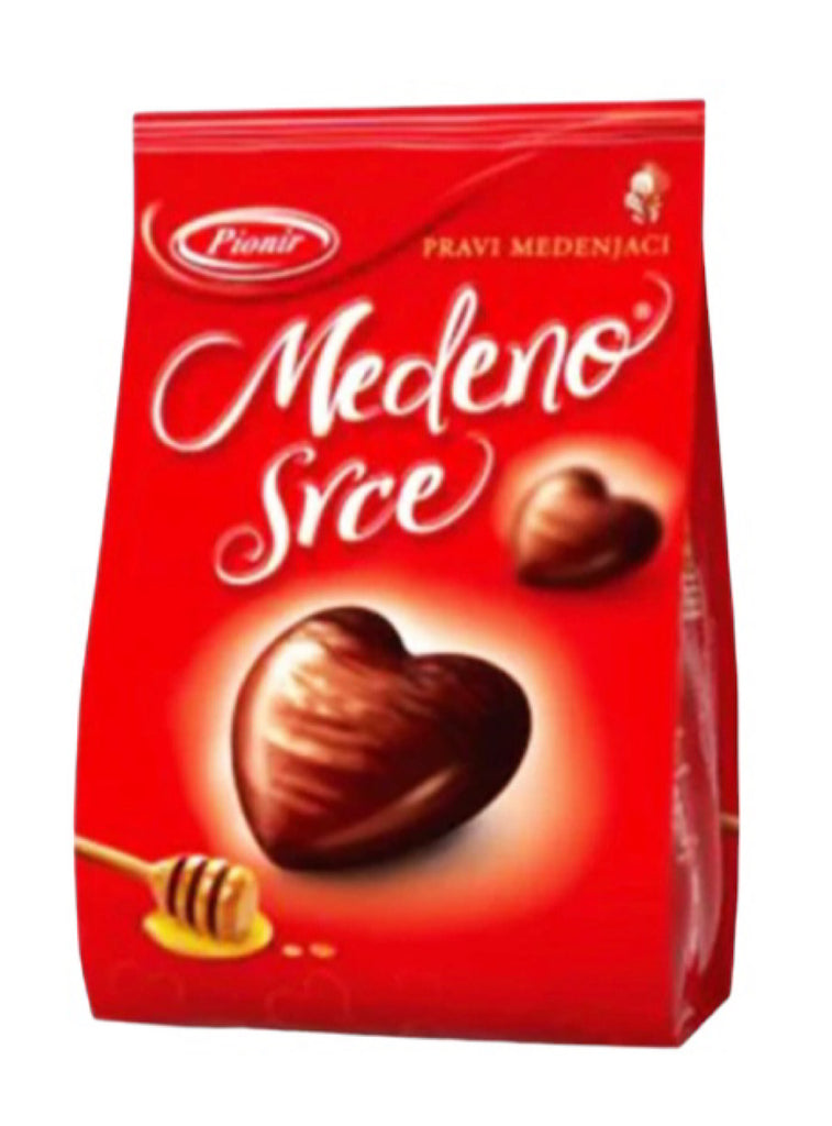Chocolate Covered Honey Hearts - Pionir - 150g