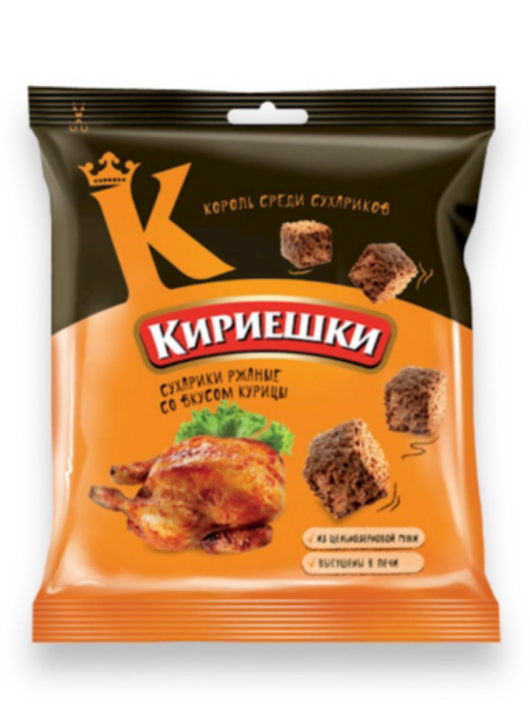 Bread Crisp Kirieshki Chicken Flavor - Kdv - 40g