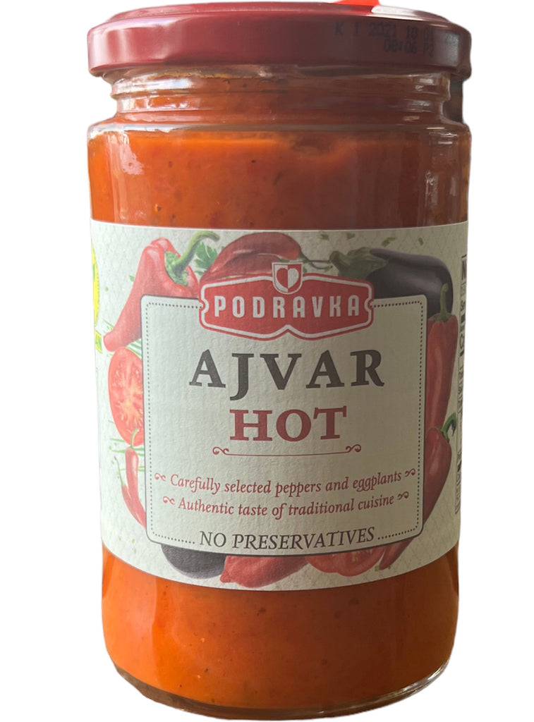 Ajvar Hot Spread - Podravka - 350g – Elona Market Ajvar Hot Spread - Podravka - 350g – Elona Market