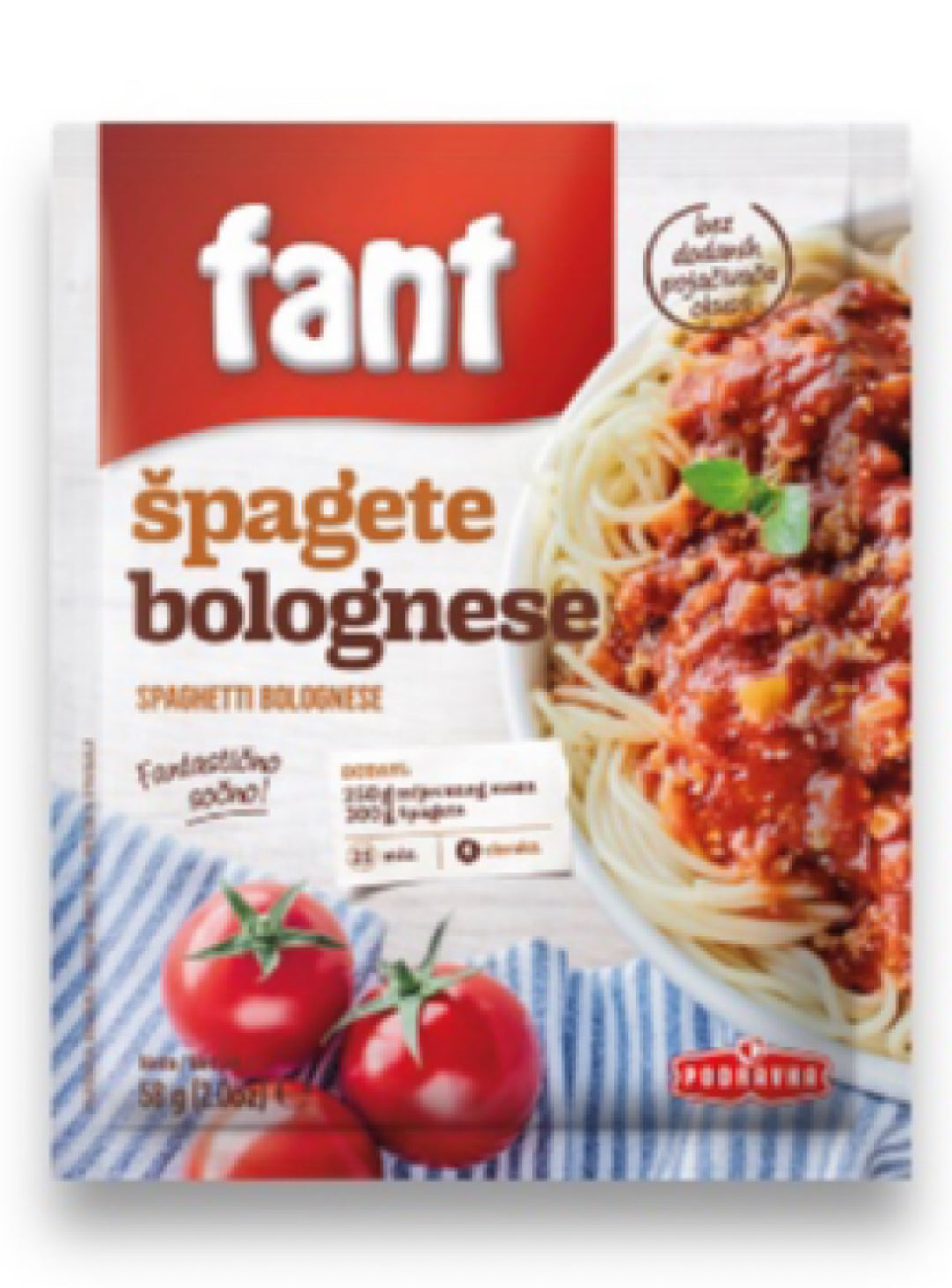 Fant Spaghetti Bolognese - Podravka - 58g