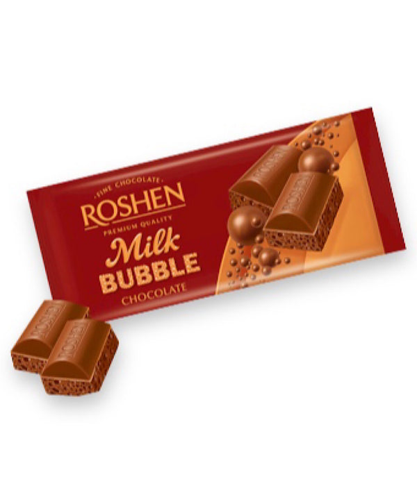 Milk Chocolate Bar Aerated - Roshen - 80g
